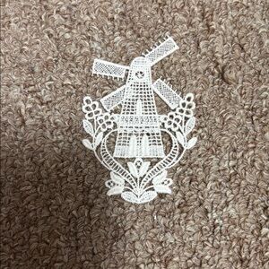 Intricate Lace Windmill Applique